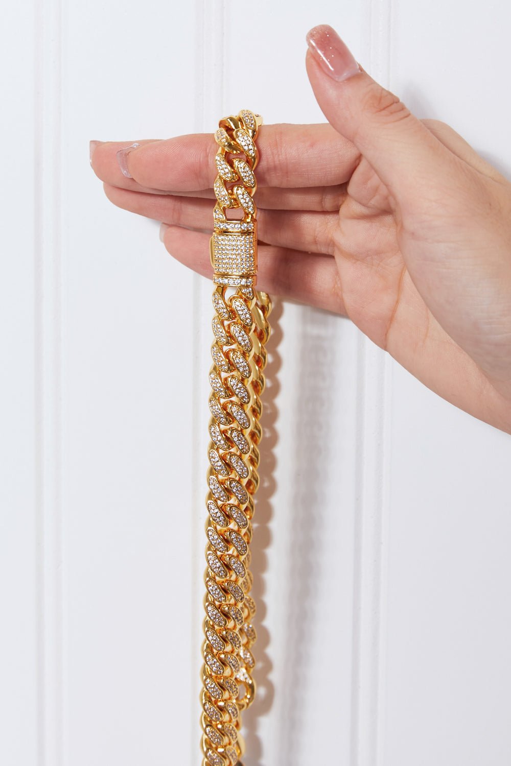 Brass Curb Chain Necklace - Lanamoore