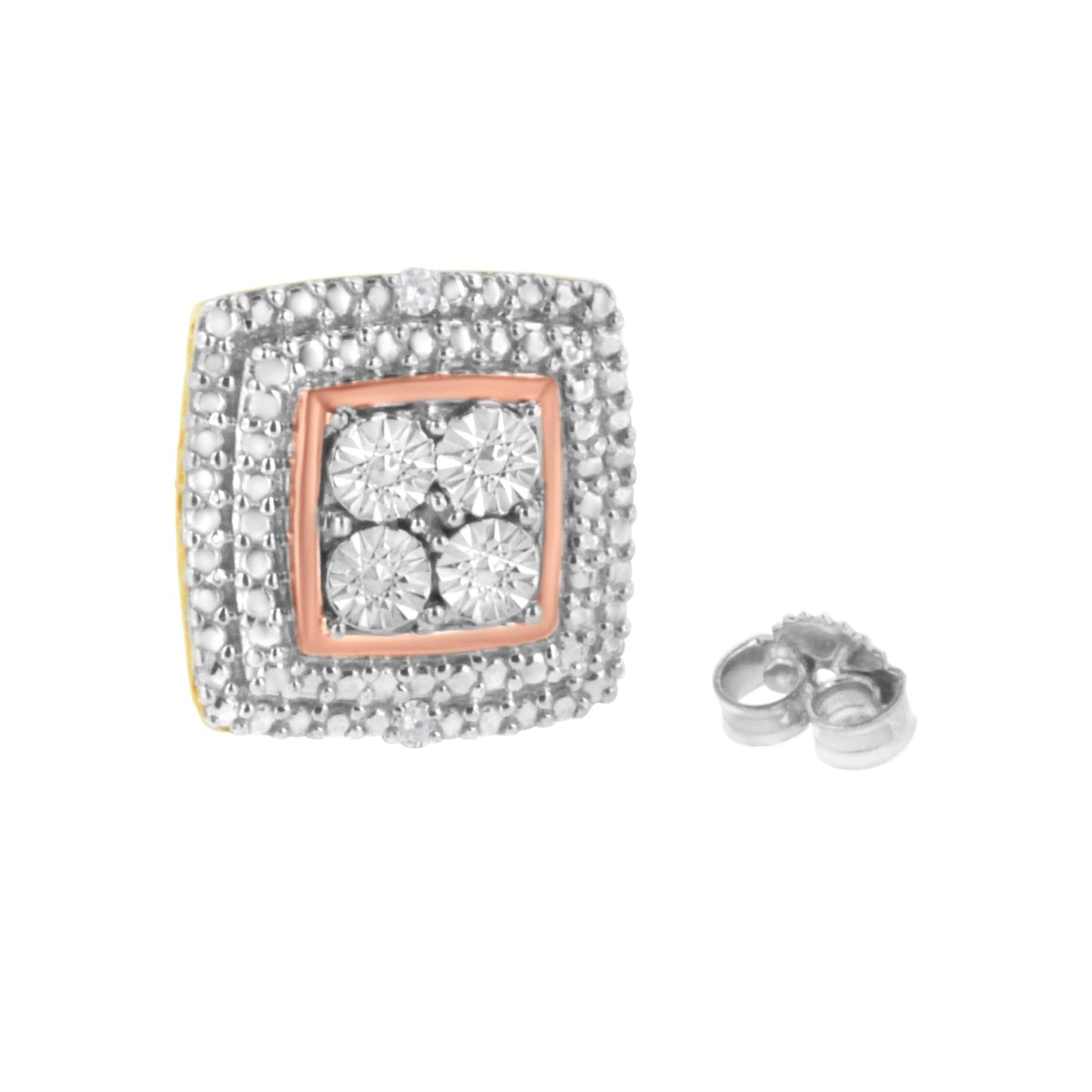 Diamond Accented Stud Earrings - Jewelry & Accessories - Fine Jewelry - Earrings - Lanamoore