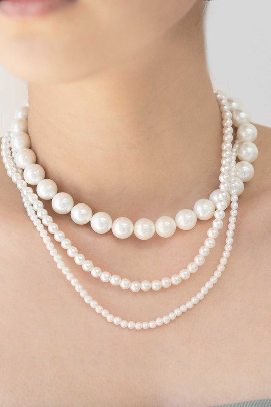 Elizabeth Layered Pearl Necklace - Jewelry & Accessories - Fine Jewelry - Necklaces - Lanamoore