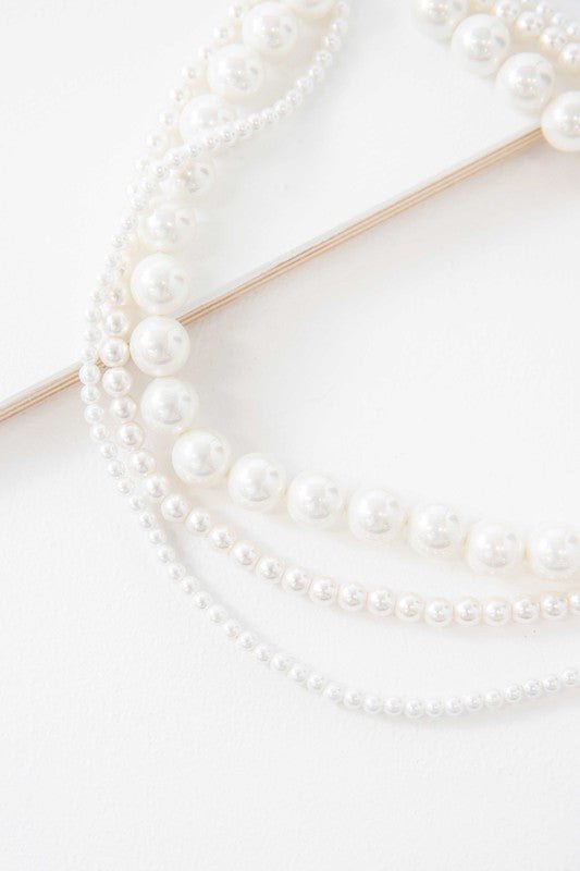 Elizabeth Layered Pearl Necklace - Jewelry & Accessories - Fine Jewelry - Necklaces - Lanamoore