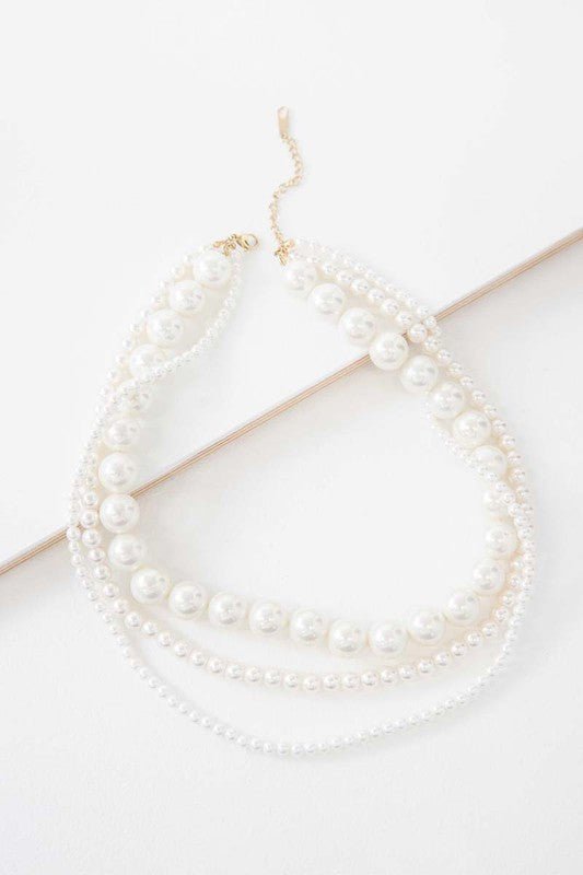 Elizabeth Layered Pearl Necklace - Jewelry & Accessories - Fine Jewelry - Necklaces - Lanamoore