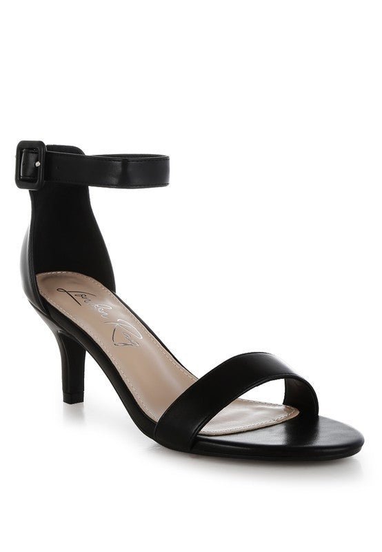 Frieda Kitten Heel Sandals - Lanamoore