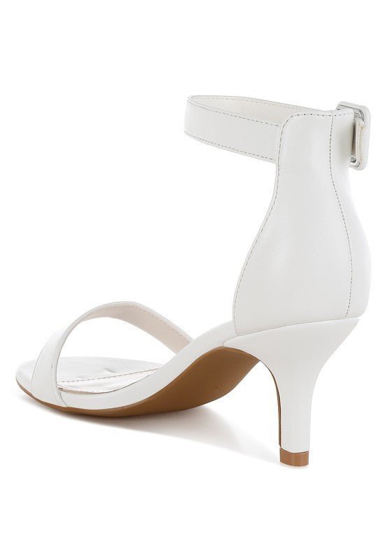 Frieda Kitten Heel Sandals - Lanamoore