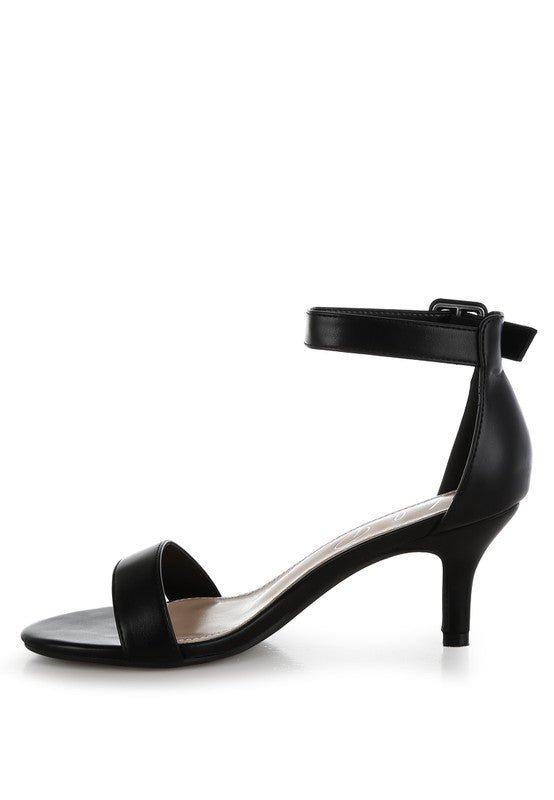 Frieda Kitten Heel Sandals - Lanamoore