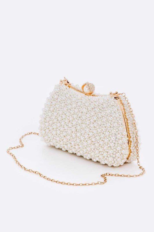 Helena Pearl Statement Clutch - Lanamoore