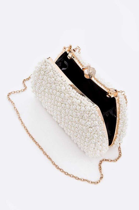 Helena Pearl Statement Clutch - Lanamoore