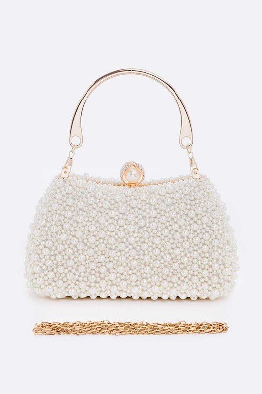 Helena Pearl Statement Clutch - Lanamoore