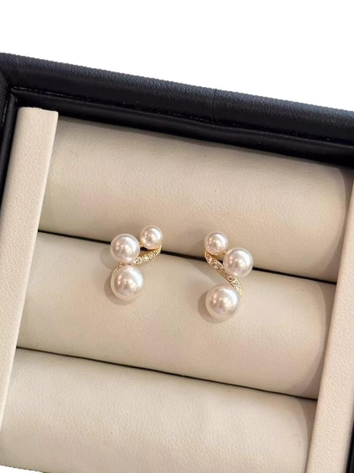 Pearl Cluster Earrings-Jewelry & Accessories - Fine Jewelry - Earrings-Lanamoore