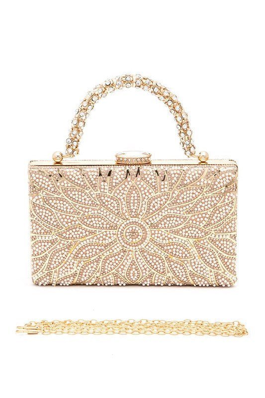 Pearl Flower Box Clutch - Lanamoore