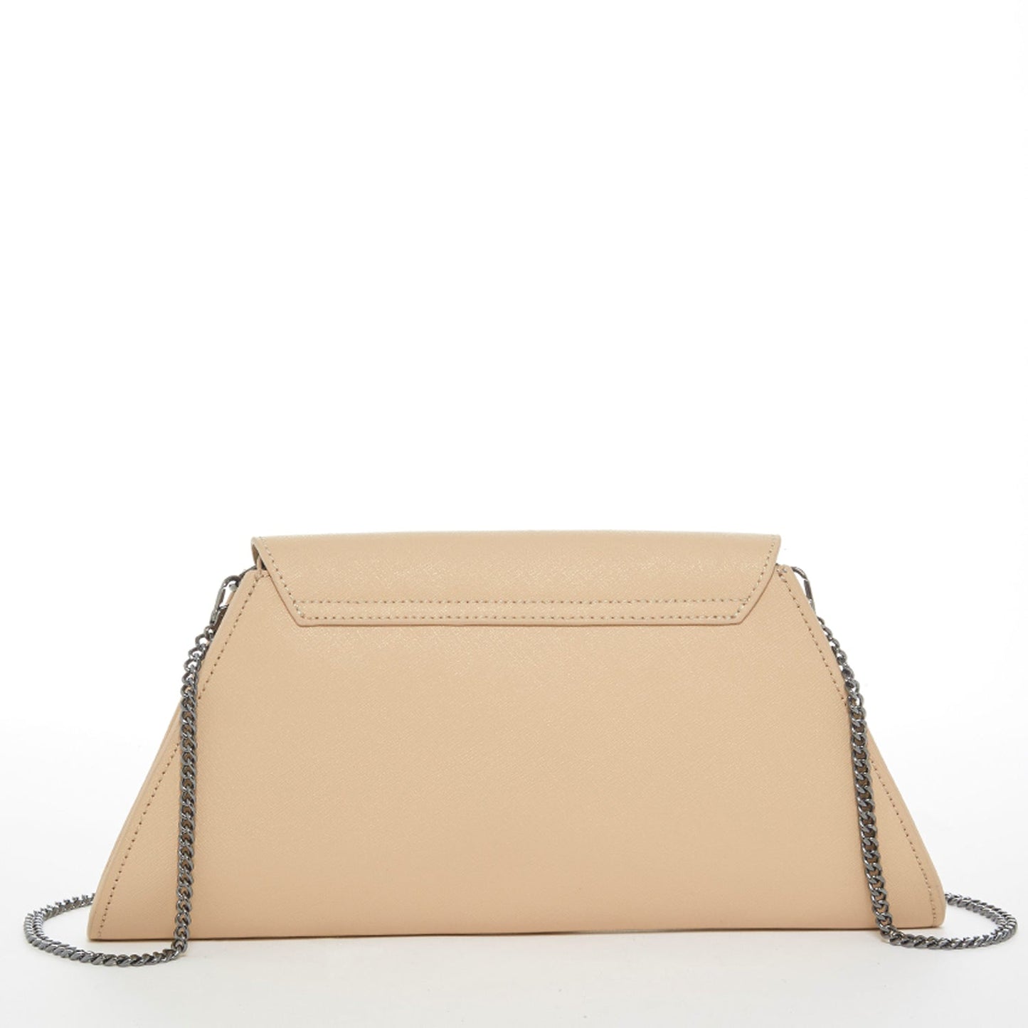 Raleigh Nude Leather Clutch Purse - Bags & Luggage - Women's Bags - Clutches - Lanamoore