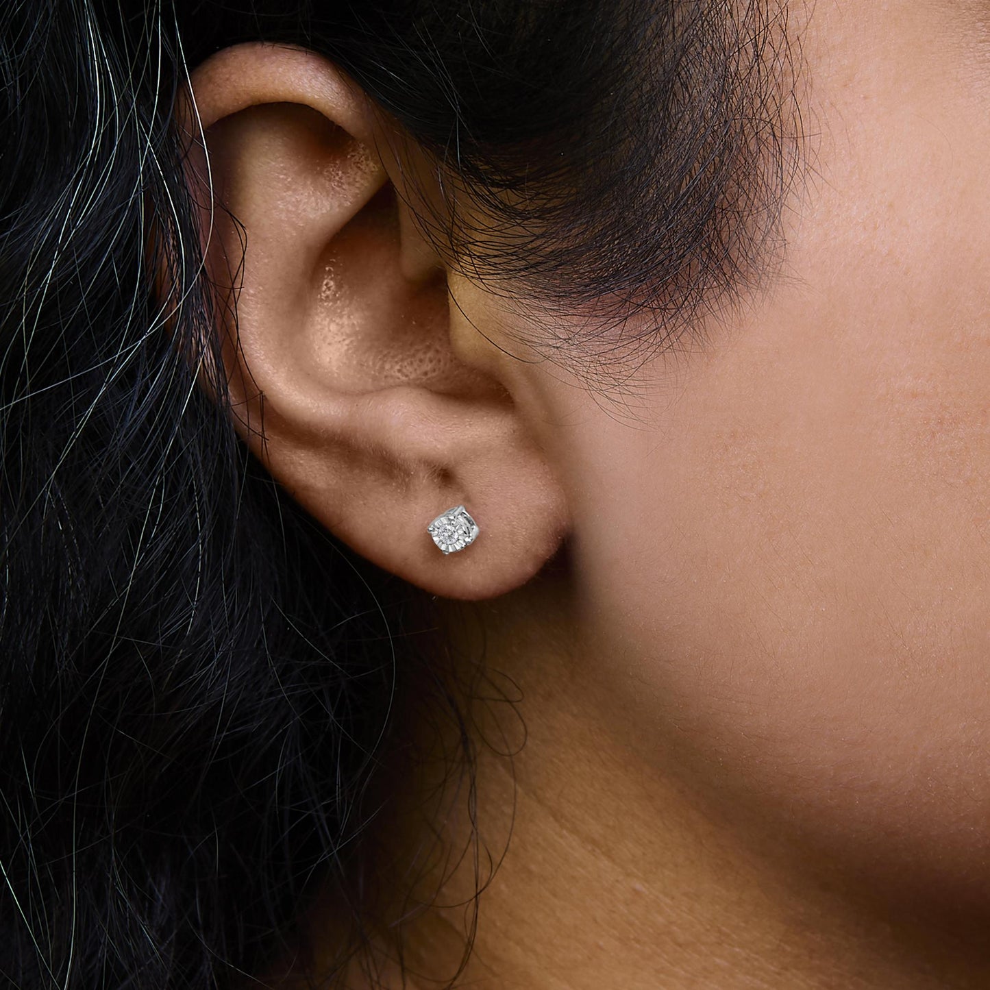 Serena Round Brilliant - Cut Diamond Stud Earrings - Jewelry & Accessories - Fine Jewelry - Earrings - Lanamoore