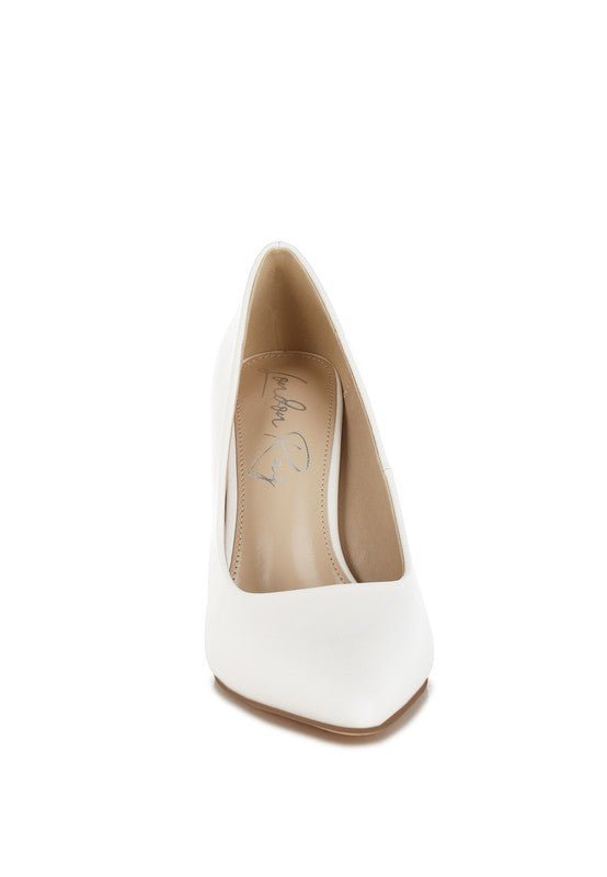 Shakari Pumps - White - Lanamoore