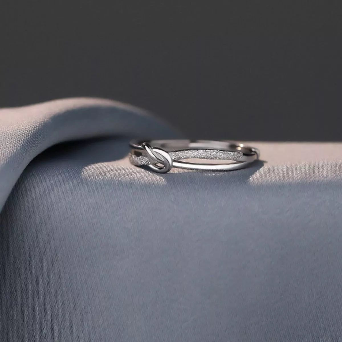 925 Sterling Silver Knot Ring-Jewelry & Accessories - Fine Jewelry - Earrings-Lanamoore
