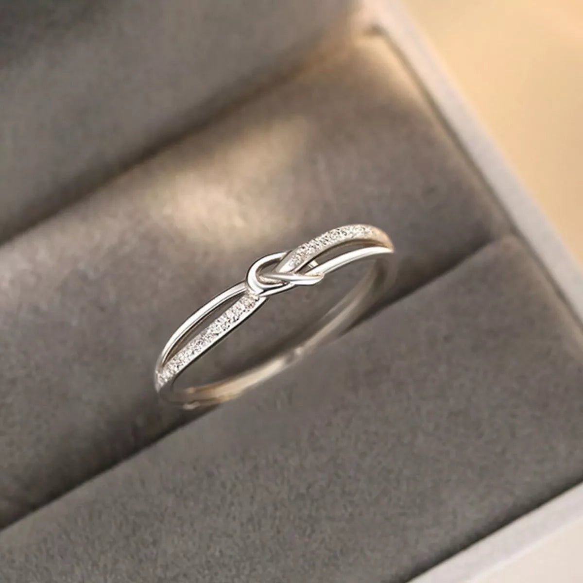 925 Sterling Silver Knot Ring-Jewelry & Accessories - Fine Jewelry - Earrings-Lanamoore