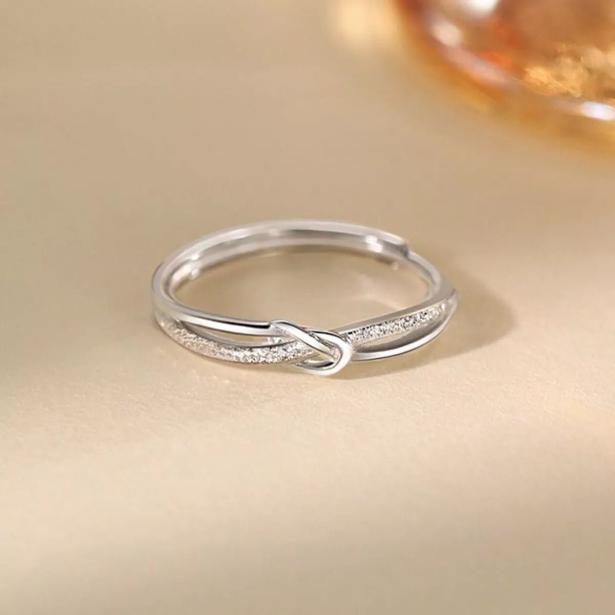 925 Sterling Silver Knot Ring-Jewelry & Accessories - Fine Jewelry - Earrings-Lanamoore