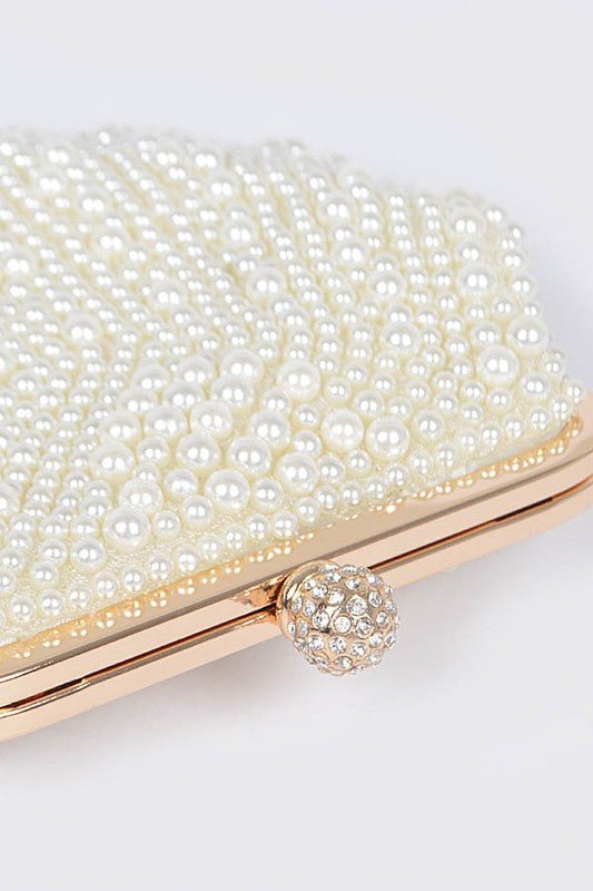Ariel Pearl Sea Shell Clutch Bag - Lanamoore