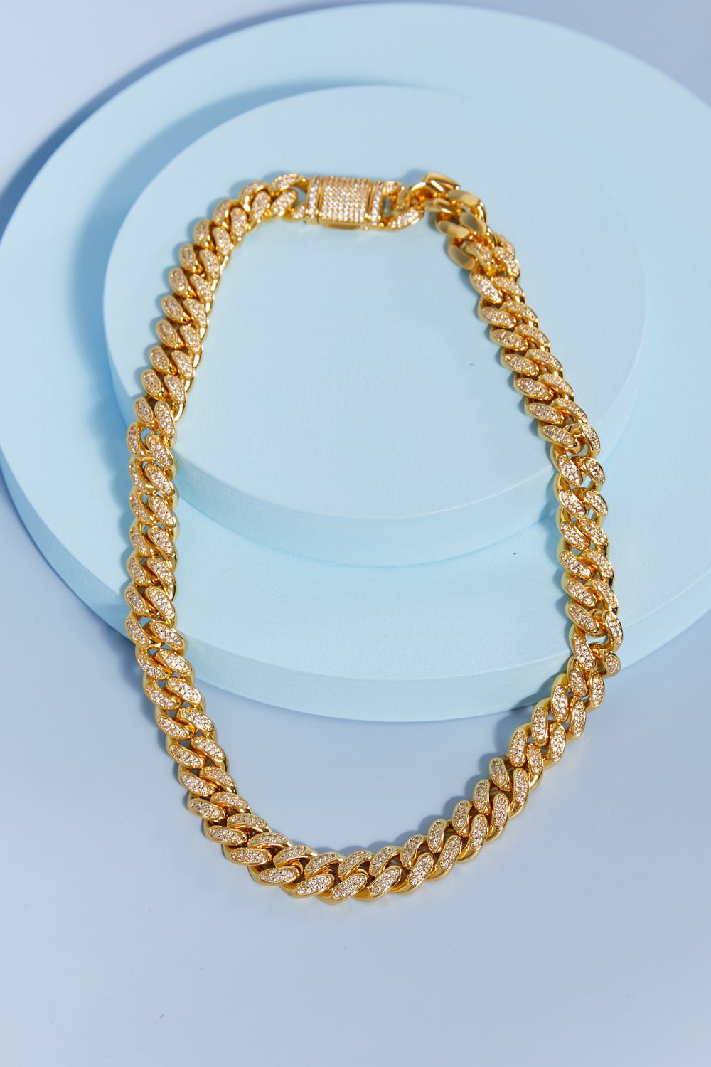 Brass Curb Chain Necklace - Lanamoore