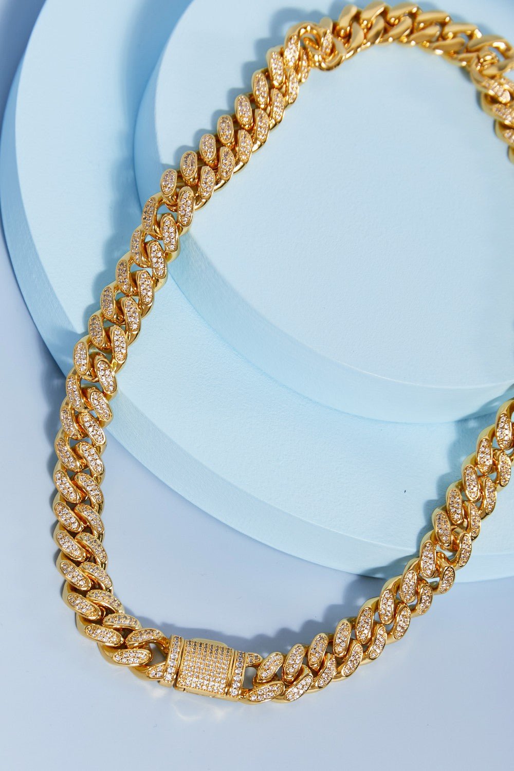 Brass Curb Chain Necklace - Lanamoore