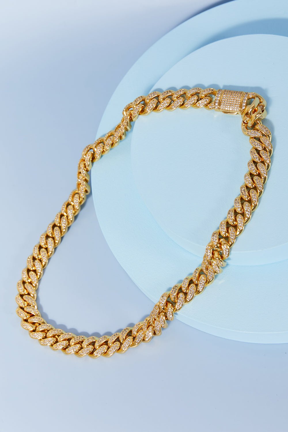 Brass Curb Chain Necklace - Lanamoore