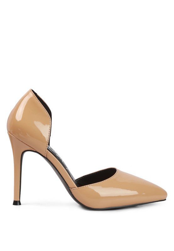 Candy Cane Patent Leather Stilettos - Lanamoore