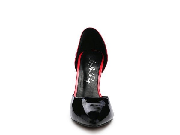 Candy Cane Patent Leather Stilettos - Lanamoore