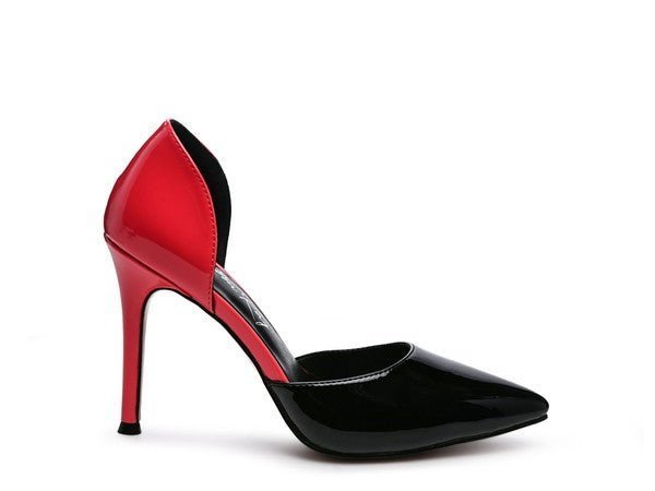 Candy Cane Patent Leather Stilettos - Lanamoore