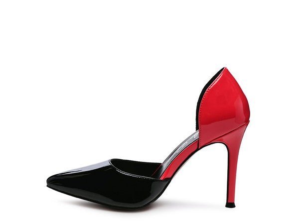 Candy Cane Patent Leather Stilettos - Lanamoore