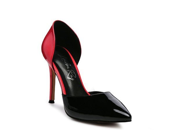 Candy Cane Patent Leather Stilettos - Lanamoore