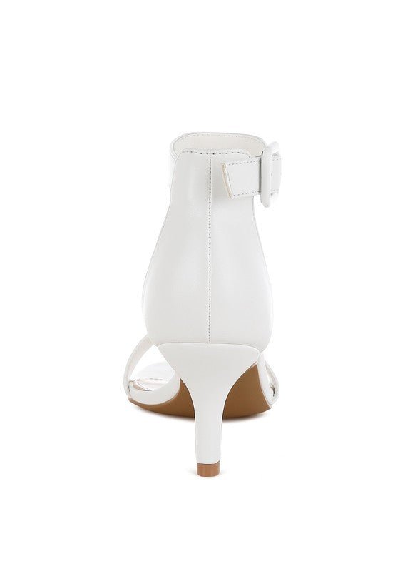 Frieda Kitten Heel Sandals - Lanamoore