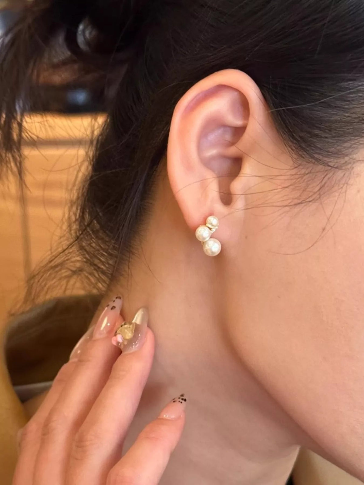 Pearl Cluster Earrings-Jewelry & Accessories - Fine Jewelry - Earrings-Lanamoore