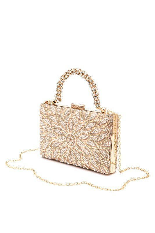 Pearl Flower Box Clutch - Lanamoore