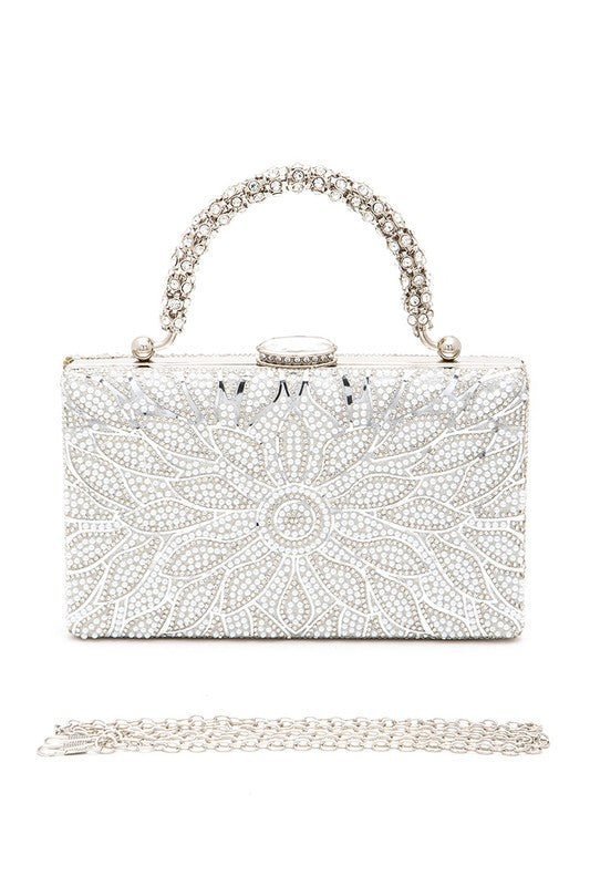 Pearl Flower Box Clutch - Lanamoore