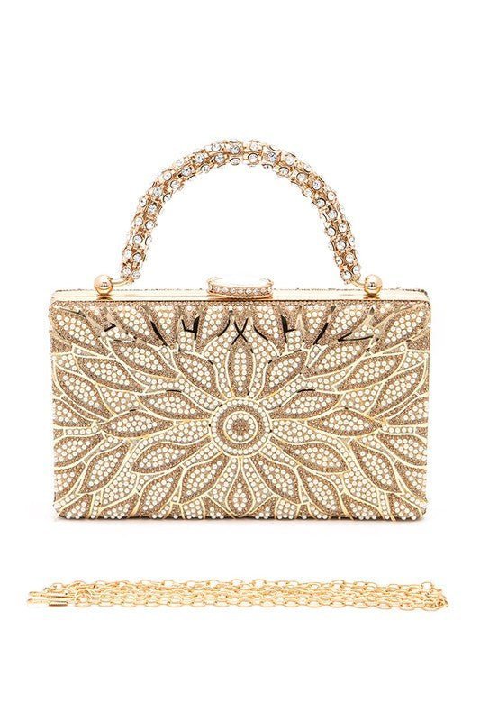 Pearl Flower Box Clutch - Lanamoore
