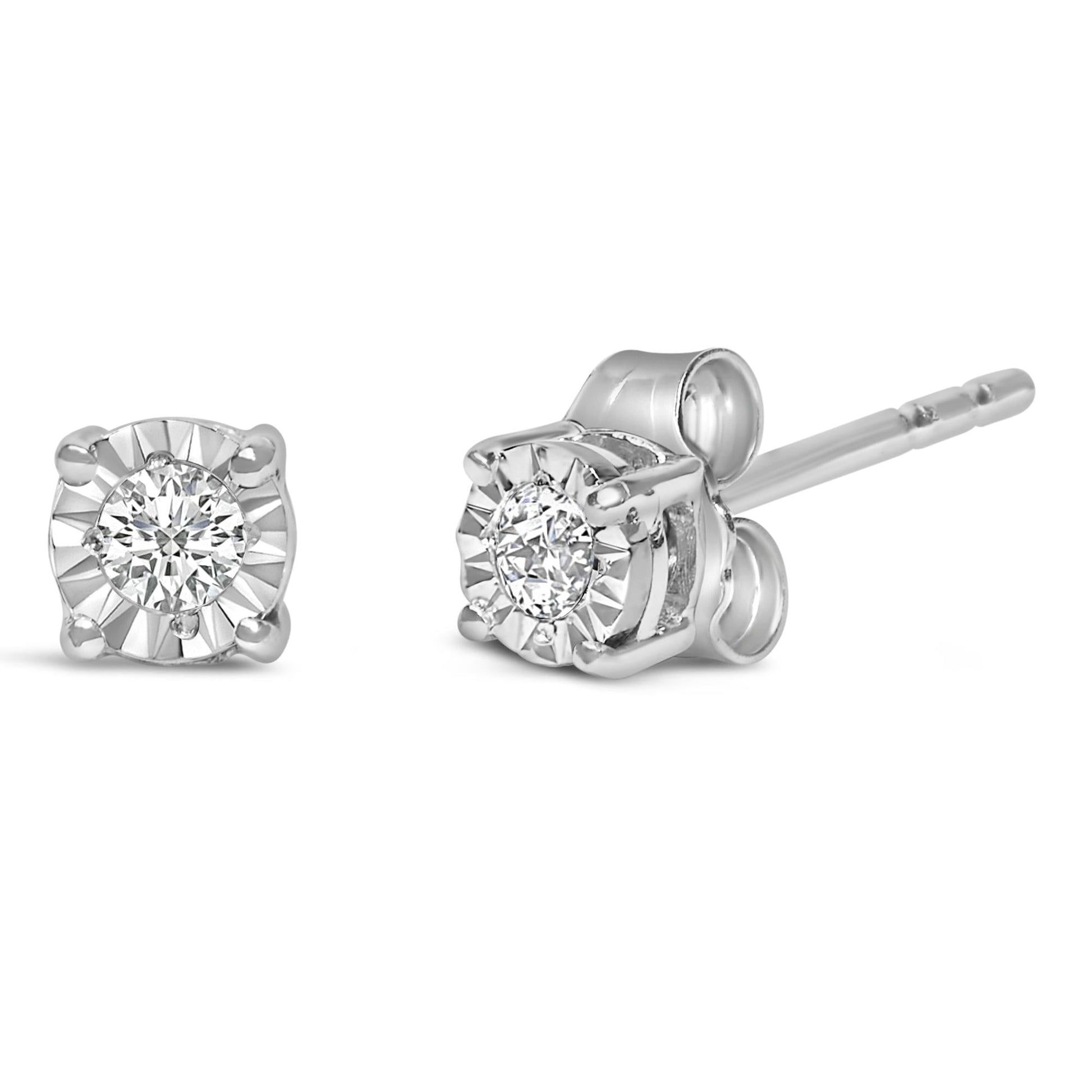 Serena Round Brilliant - Cut Diamond Stud Earrings - Jewelry & Accessories - Fine Jewelry - Earrings - Lanamoore