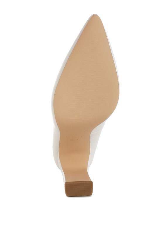 Shakari Pumps - White - Lanamoore